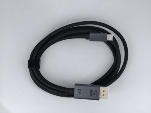 Type-C to USB Cable 180-Degree Rotating Connector Braid Shielding PVC Jacket-3A Fast Charging 8K 60Hz 4K 240Hz-For Camera Use