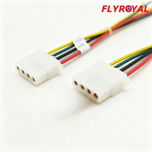 4 Pin Wire Harness Cable Assembly JST Connector Electric Power Cable Multi Color Copper Extension Cable Custom OEM ODM Solution
