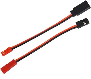 JST Plug to JR Connector Male Female High Quality PVC Copper Cable Servo Adapter Wire for Electronic RC Plane Helicopter Car