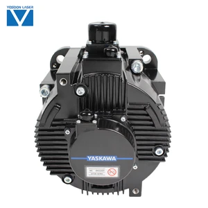 Laser Spare Parts Servo Motor YASKAWA AC 400W 850W 1.3KW 1.8KW 2.9KW 1KW Servo Motor With Drive Break