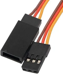 3-Pin Female to Male Servo Extension Cable Cord Lead Wire Connector JR for Electronic RC Cars and Airplanes Remote Control