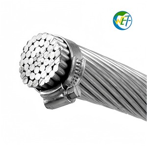ACSR Bare Conductor Wire 8core 66.36MCM 33.36mm Sparate ASTM B232 High Voltage 35kV Cable For Solar Farm Price