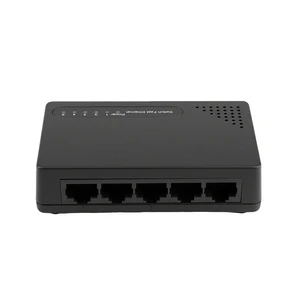 Reliable Industrial Network Switch 5 Port 100Mbps Wired Ethernet Hub With Store and Forward Technology