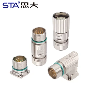 M623 Aviation Plug Servo Electric Motor Encoder Power Signal Male Female Sockets Connector 6 7 9 12 17 Pins
