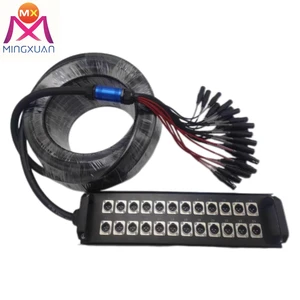 Audio Snake Cable Box 24 Channels Network Professional Multicore XLR Stage Connector