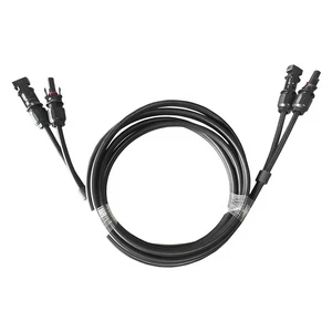 NSPV PV Cable Harness With Connectors Waterproof Twin Solar Extension Cable for Solar System Parallel Connections Solar Wiring`