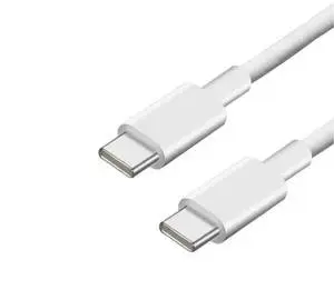 Type-C 3A Fast Charging PD Cable White TPE Braided Jacket Pure Copper Conductor Type-C to Micro USB Camera Use Model JY