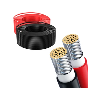Wholesale Tinned Copper Solar PV Cable XLPO Insulation 600V-1000V for CE for 2.5mm-16mm Solar Cable