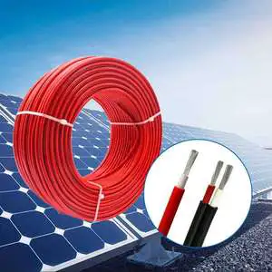 Jinyu H1Z2Z2-K Solar DC Cable Copper Conductor XLPE Insulation IEC Standard 0.6/1KV-30KV Voltage for Power Station PV Systems