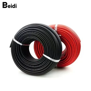 High Quality 1000V/1500V Solar 4 Mm2 6mm2 Pv Solar Cable 10mm 25mm2 H1Z2Z2-K Copper DC Photovoltaic Wire Solar PV Cable