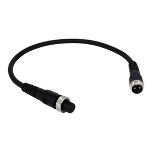 45cm 0.45M Black Electric Fishing Reel Battery Power Extension Cord Power Cables for Daiwa Shimano