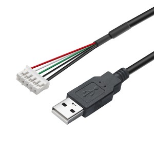 Customization USB to PH2.0 5P Connecting Cable 2725-28+28 4-core+shielded Data Cable Camera Terminal Cable