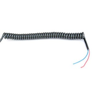 Spiral Cable with Copper Conductor and PVC Insulation Compatible with Zlome08 Ref 919171 for Control Applications