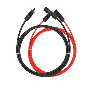 1.5KV XLPE Solar Battery Panel System Pv Dc Cable 4mm 6mm 10mm 16mm Solar Extension Panel Power Cable Wire For Solar Panel