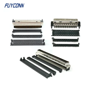 SCSI Cable CN Type Servo Connector 50pin 68pin 100pin HPCN SCSI Mini D Ribbon MDR Connector, 1.27mm Pitch IDC SCSI Connector