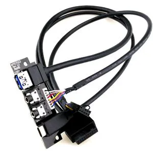Factory Outlet PC Motherboard Cable Usb 3.0+usb C+hd Audio Ports I/o Board and with Type C Female Internal Wire Cable