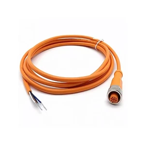 M12 or M8 Industrial Automation Link Cable EVT063 EVT073 EVT074 Power Cable