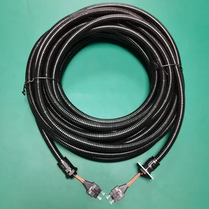 TOCP201QK 200um Orange Fiber Optic Patch Cord IP68 Rated ISO9001/RoHS Certified Mitsubishi PLC Servo Hitachi -40~75C