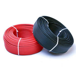 EN60518 Standard PV Cable DC 1500V H1Z2Z2-K 1X25MM Tinned Copper XLPE Jacket Halogon Free Solar Cable For Solar Energy System