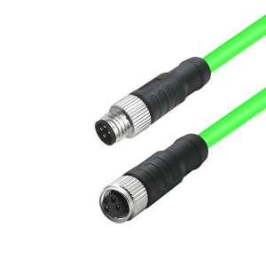 The M8 A-Coded 4 Pin Industrial Connection Cable Is Designed for Reliable signal Transmission in Industrial Automation Systems