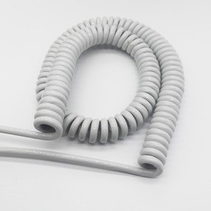 Retractable Curly 9 Core Power Spiral Coil Cable Spring Cable for Medical Devices