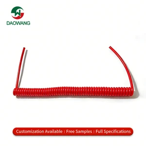 Factory Direct Spiral Cable Shielded Spring Wire PVC Tinned Copper Conductor for Industrial EV Automotive Wiring Solar Wind