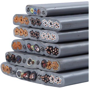 High Quality Low Voltage PVC Insulated Unshielded PVC Elevator Traveling Reel Flat Cable