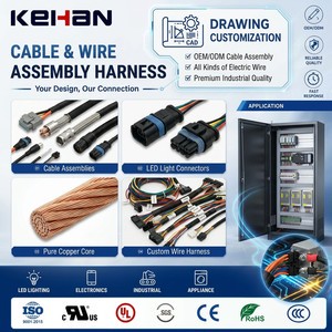 Custom Wire Harness For Vending Machine 22awg Wire Harness Molex Connectors Wire Harness Supplier