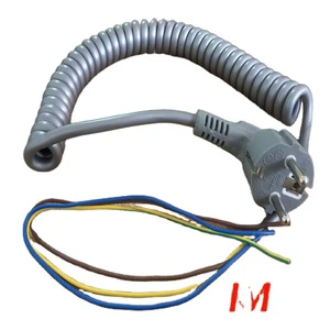 KaiMei Plug Spiral Cable 5*0.2mm Silver Plated Copper Conductor PVC Spring Coil Cable RVUT Model 300V Low Voltage -40-+85C