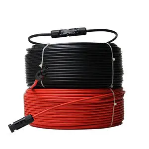 Factory High Quality 4mm / 6mm /10mm Solar Cable Customized Solar PV Cable for Solar Panel