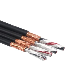 RS485 22Awg OFC PE PVC Aluminum Foil Stranded Bare Signal Wire Shield Twisted Pair Cable for Industrial Controllers Industrial