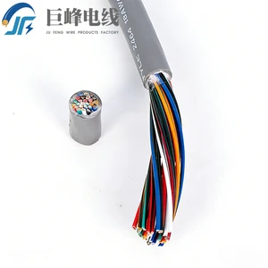 Style UL2464 Cable 28awg 26awg 18awg 22awg 20awg Awm 2464 Vw-1 80℃ 300v 4 Core Shielded Power Cable Industrial Control Cables
