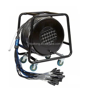 Manufacturer Audio Video OEM Professional 24 Channel Multicore XLR Audio Snake Microphone Cable with Stage Box