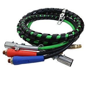7 Way Trailer Cord 12 FT ABS Heavy Duty, Flexible Straight Electrical Power Cable Green for Semi Trailers Trucks Tractors