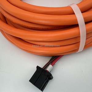 High Power 7KW Servo Motor Power Cable 11awg 4x4mm2 square High Flexible Drag Chain Cable