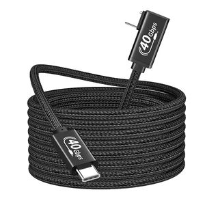 Factory New USB4 Type-C High-Speed Data Cables 8K 60Hz Video Output 40GBPS Nylon Jacket Fast 5A Charging for Computers Camera