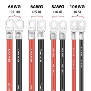 Manufacturer Soft and High Flexible Silicone Power Cable Automotive Battery Connector Wire Battery Cable