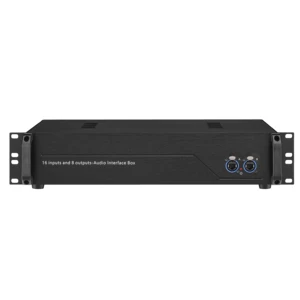 Professional Digital Interface Box High Quality Mic Preamp Dual Expansion Ports Rack Mount for Studio