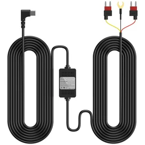 Universal USB Type C Dash Cam Hard Wire Cable Fuse Kit DC 12V-24V to 5V Car DVR
