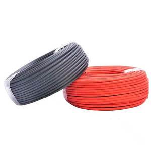 Tinned Copper Solar Cable Waterproof, Designed Specifically for Outdoor Use Rooftop Solar Power Connection Cable
