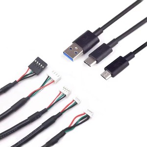Free Sample OEM ODM Robot Cable Wire Harness for Industrial Control MX1.25 XH2.54 PH2.0 YH1.25 to Usb a Male Female Charging Cab