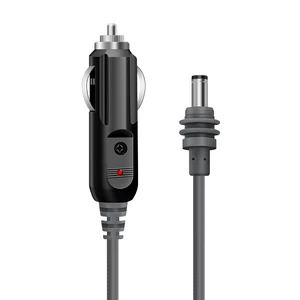 12V Car Cigarette Lighter Male Plug Female Socket Copper Conductor PVC Insulation Stripped and Tinned Wire Extension Cable