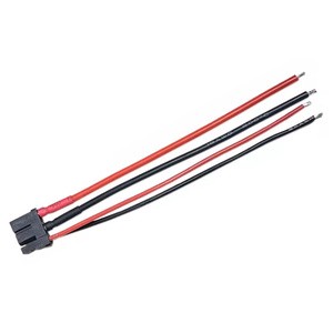 Amass XT30(2+2)-F Connector Cable for Xiaomi CyberGear Micro Servo Motor 18AWG+24AWG Power Signal Wire Harness for Robotics