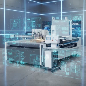 1625 Cnc Automatic Cutter Digital Oscillating Knife Acrylic Milling Cut Sticker Printing Machine