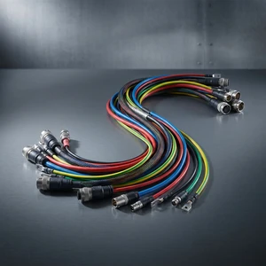 Factory OEM ODM M12 M8 Connector Industrial Control Wiring Harness Sensor Actuator Cable for PLC Automation & Robotics