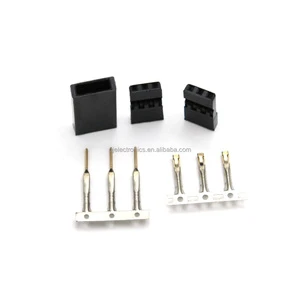 RC Model Servo Connectors JR Positive Angle Connectors AM-1021B QJC-JR 2.54 Pitch DuPont Connector