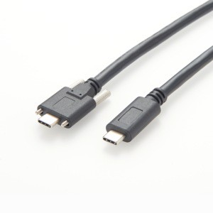 USB 3.1 Type-C Industrial Camera Cable with Braid Shielding and PVC Jacket Pure Copper Conductor