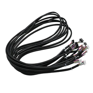 Professional Cable Manufacturer's High Reliability 7 Pin Din Cable Single Double Head PVC Nylon PBT Rubber for Electronics