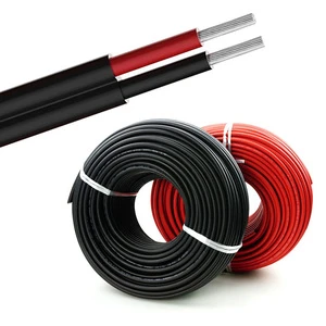 6mm2 Solar Cable Electrical XLPO Insulated Cable Solar Wire 2.5mm 4mm 10mm H1Z2Z2-K DC Cable for Solar 16mm
