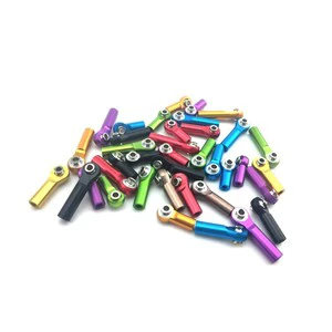 M3 M4 Metal Servo Linkage Connector Pushrod End Colorful Rod Adjuster Aperture 2mm/3mm Ball Joint for RC Hobby